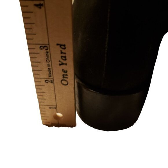 Eileen Fisher Black Suede Ankle Boots Booties Shoes Size 7.5 Pull-on - Picture 15 of 16